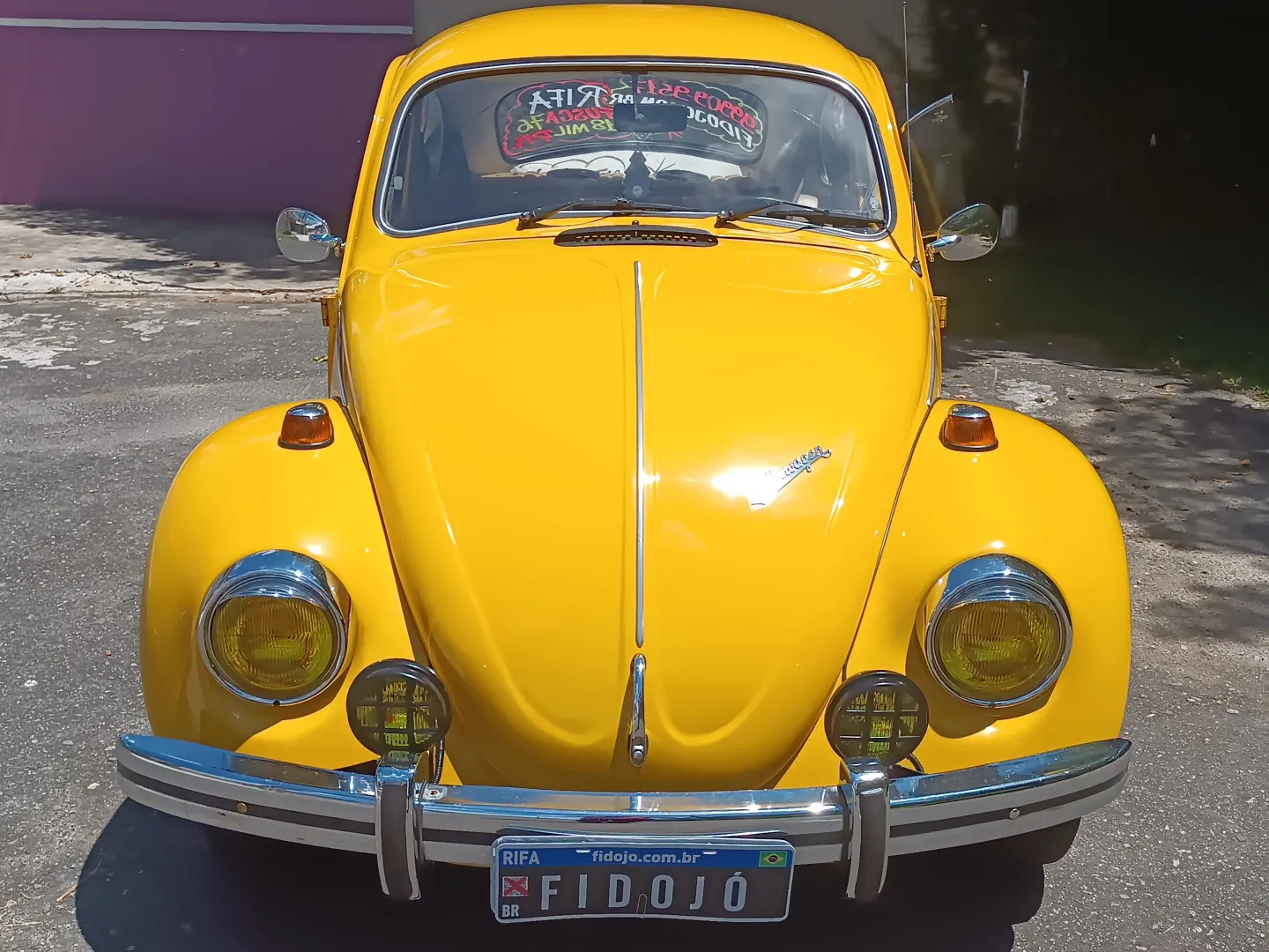 48º RIFA FUSCA 76 AMARELO MOTOR 1300